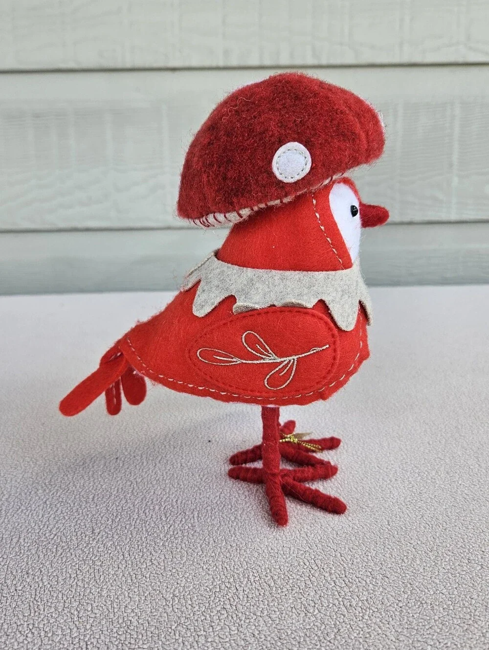 Target Wondershop Bird Christmas 2024 Featherly Friends Capster Red Mushroom